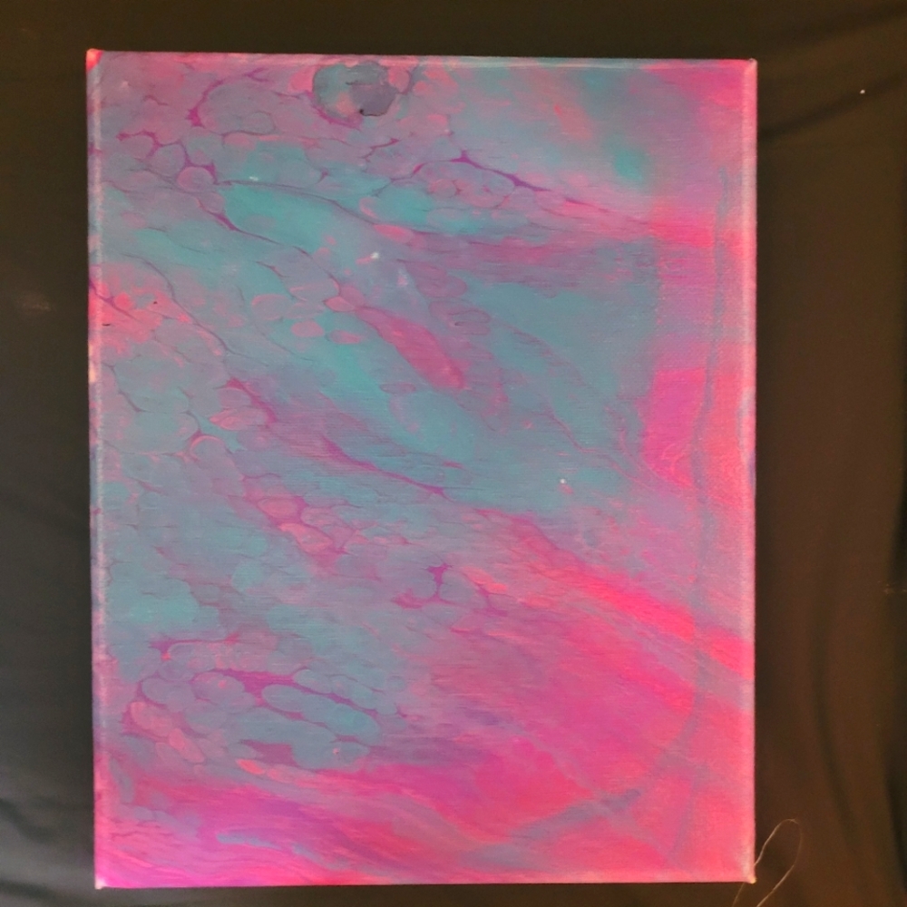 Acrylic pour paint